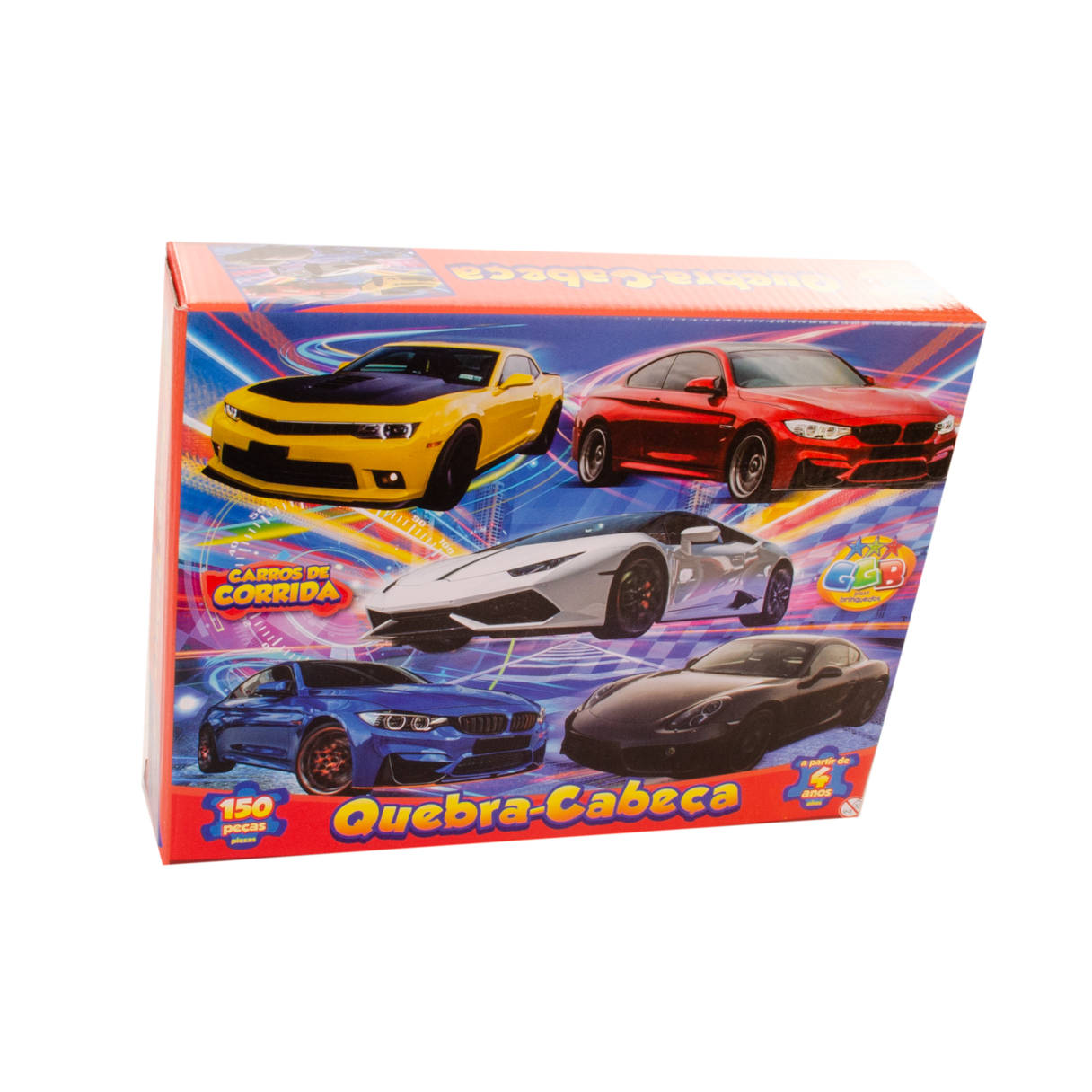 Quebra-Cabeça 150 Peças Carros de Corrida - GGB Brinquedos - Broker  Corporativo